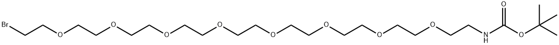 N-Boc-PEG8-bromide Struktur