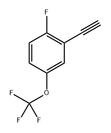 2-ethynyl-1-fluoro-4-(trifluoromethoxy)benzene Struktur