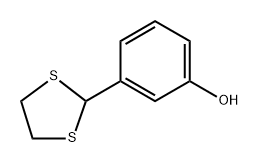 Phenol, 3-(1,3-dithiolan-2-yl)- Struktur