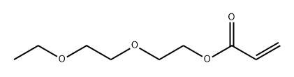 POLY(2-(2-ETHOXYETHOXY) ETHYL ACRYLATE) Struktur