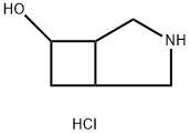 3-Azabicyclo[3.2.0]heptan-6-ol, hydrochloride (1:1) Struktur