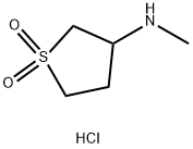 3-(Methylamino)tetrahydrothiophene 1,1-dioxide dihydrochloride Struktur