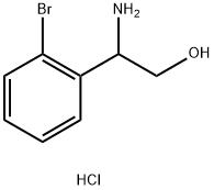 Benzeneethanol, β-amino-2-bromo-, hydrochloride (1:1) Struktur