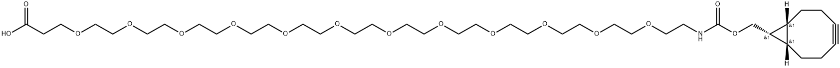 endo BCN-PEG12-acid Struktur