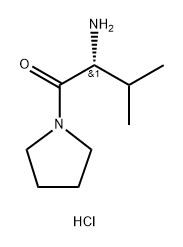 1-Butanone, 2-amino-3-methyl-1-(1-pyrrolidinyl)-, hydrochloride (1:1), (2R)- Struktur