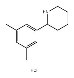 2-(3,5-DIMETHYLPHENYL)PIPERIDINE HYDROCHLORIDE Struktur