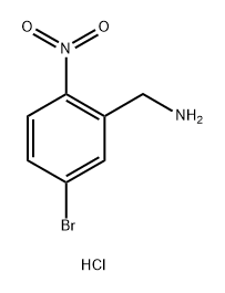 (5-BROMO-2-NITROPHENYL)METHANAMINE HYDROCHLORIDE Struktur