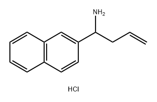 1-(NAPHTHALEN-2-YL)BUT-3-EN-1-AMINE HYDROCHLORIDE Struktur