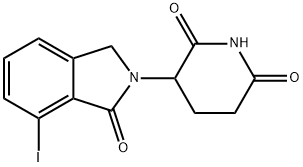 3-(7-iodo-1-oxoisoindolin-2-yl)piperidine-2,6-dione Struktur