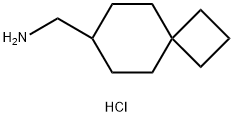 Spiro[3.5]nonane-7-methanamine, hydrochloride (1:1) Struktur