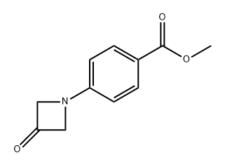 methyl 4-(3-oxoazetidin-1-yl)benzoate Struktur