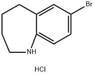 1H-1-Benzazepine, 7-bromo-2,3,4,5-tetrahydro-, hydrochloride (1:1) Struktur