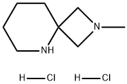 2,5-Diazaspiro[3.5]nonane, 2-methyl-, hydrochloride (1:2) Struktur