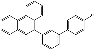 9-(4'-chloro-[1,1'-biphenyl]-3-yl)phenanthrene Struktur