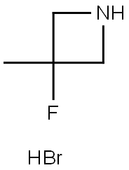 Azetidine, 3-fluoro-3-methyl-, hydrobromide (1:1) Struktur