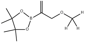 1,3,2-Dioxaborolane, 2-[1-(methoxy-d3-methyl)ethenyl]-4,4,5,5-tetramethyl- Struktur