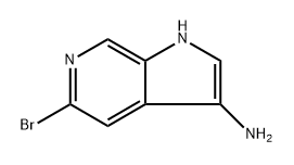 5-bromo-1H-pyrrolo[2,3-c]pyridin-3-amine Struktur