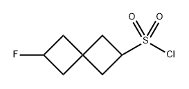 6-fluorospiro[3.3]heptane-2-sulfonyl chloride Struktur