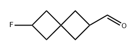 6-fluorospiro[3.3]heptane-2-carbaldehyde Struktur