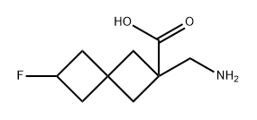 2-(aminomethyl)-6-fluorospiro[3.3]heptane-2-carb oxylic acid Struktur