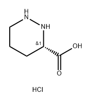 3-Pyridazinecarboxylic acid, hexahydro-, hydrochloride (1:2), (3S)- Structure