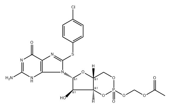 8-pCPT-cGMP-AM Struktur