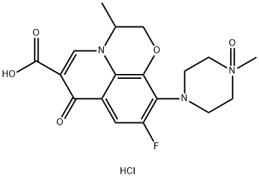 Ofloxacin Impurity F as Hydrochloride Struktur