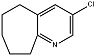 3-chloro-6,7,8,9-tetrahydro-5H-cyclohepta[b]pyridine Struktur