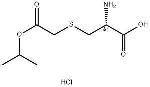 S-[2-(1-Methylethoxy)-2-oxoethyl]-L-cysteine Hydrochloride Struktur