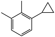 1-Cyclopropyl-2,3-dimethylbenzene Struktur