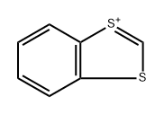 1,3-Benzodithiol-1-ium Struktur