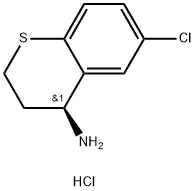 (S)-6-chlorothiochroman-4-amine hydrochloride Struktur