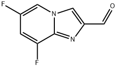 6,8-difluoroimidazo[1,2-a]pyridine-2-carbaldehyde Struktur