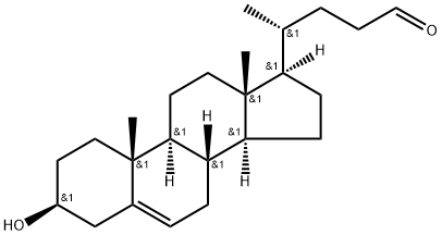 Chol-5-en-24-al-3β-ol Struktur