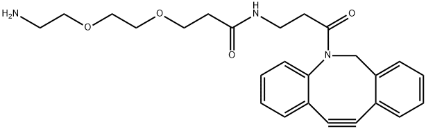 DBCO-NHCO-PEG2-amine Struktur