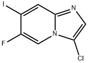 3-Chloro-6-fluoro-7-iodo-imidazo[1,2-a]pyridine Struktur