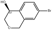 (S)-7-bromoisochroman-4-ol Struktur