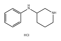 3-Piperidinamine, N-phenyl-, hydrochloride (1:2) Struktur