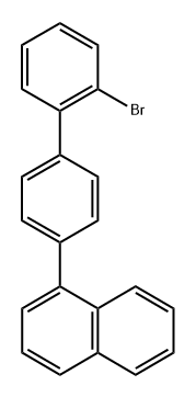 1-(2'-Bromo-[1,1'-biphenyl]-4-yl)naphthalene Struktur