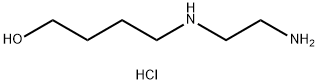 4-((2-Aminoethyl)amino)butan-1-ol dihydrochloride Struktur