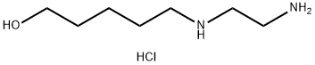 5-((2-Aminoethyl)amino)pentan-1-ol dihydrochloride Struktur