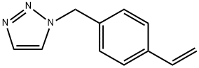 1-[(4-ethenylphenyl)methyl]-1H-1,2,3-Triazole Struktur