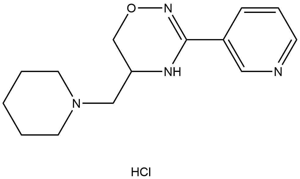 Iroxanadine hydrochloride Struktur