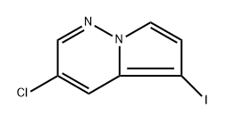 3-Chloro-5-iodopyrrolo[1,2-b]pyridazine Struktur