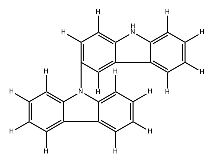 (1,1',2,2',3',4,4',5,5',6,6',7,7',8,8'‐2H15)‐9H‐3,9'‐bicarbazole Struktur