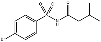 Butanamide, N-[(4-bromophenyl)sulfonyl]-3-methyl- Struktur