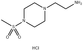 2-(4-(Methylsulfonyl)piperazin-1-yl)ethanamine dihydrochloride Struktur