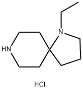 1-Ethyl-1,8-diazaspiro[4.5]decane dihydrochloride Struktur