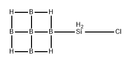 2-(Chlorosilyl)pentaborane(9) Struktur