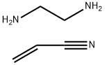 2-Propenenitrile, polymer with 1,2-ethanediamine Struktur